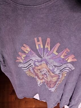 Van Halen Graphic Tee in Purple